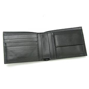 BOTTEGA VENETA（ボッテガヴェネタ）二つ折り財布（小銭入れ付） 113112 V4651 1000 ブラック