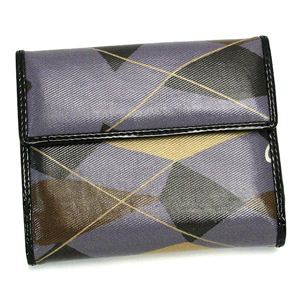 Vivienne Westwood(ヴィヴィアン ウエストウッド) Wホック財布 NEW HARLEQUIN 737 ライト.パープル 