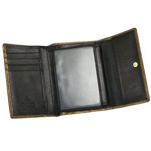 Vivienne Westwood(ヴィヴィアン ウエストウッド) 二つ折り財布(小銭入れ付) NEW SLOANE 738 ゴールド