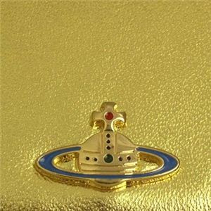 Vivienne Westwood(ヴィヴィアン ウエストウッド) 定期入れ NAPPA 724 ゴールド