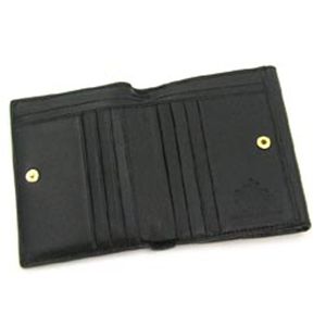 Vivienne Westwood(ヴィヴィアン ウエストウッド) Wホック財布 NAPPA 737 ブラック/ゴールド