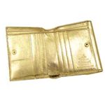 Vivienne Westwood(ヴィヴィアン ウエストウッド) Wホック財布 NAPPA 737 ゴールド