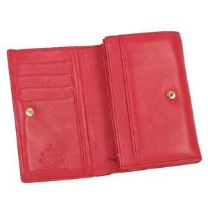 Vivienne Westwood(ヴィヴィアン ウエストウッド) 二つ折り財布(小銭入れ付) NAPPA 2232 レッド/ピンク 