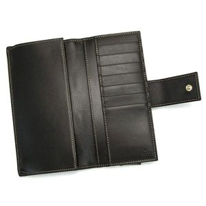 GUCCI(グッチ) 長札財布 154256 WALLET CONTINENTAL ZIP ベージュ/ダークブラウン 第2画像