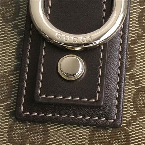 GUCCI(グッチ) 長札財布 154256 WALLET CONTINENTAL ZIP ベージュ/ダークブラウン 第4画像