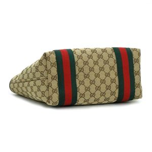 GUCCI(グッチ) トートバッグ 211971 TOTE DOUBLE SHOULDER MEDIUM ベージュ/ダークブラウン