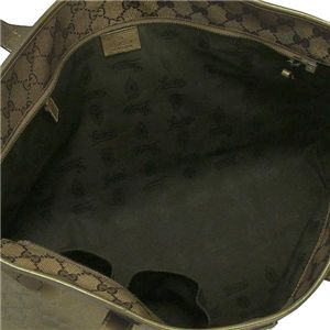 GUCCI(グッチ) トートバッグ 211137 1191 ブラック/グリーン