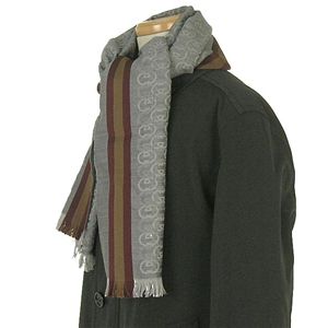 GUCCI(グッチ) マフラー 201123 4G200 ライトグレイ