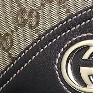 GUCCI(グッチ) ショルダーバッグ 169971 TOP HANDLE/BOSTON/MEDIUM ベージュ/ダークブラウン