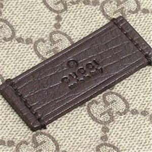 GUCCI(グッチ) トートバッグ 114288 TOTE - DOUBLE SHOULDER ベージュ/ダークブラウン