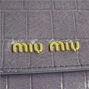 Miu Miu(ミュウミュウ) キーケース 5M0222 ST COCCO ライトパープル