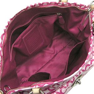 Coach(コーチ) ショルダーバッグ 13142LEAH OP ART COATED C ピンク