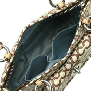 Coach(コーチ) ハンドバッグ 13141LEAH OP ART COATED C ブラウン
