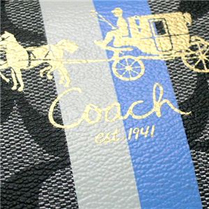 Coach(コーチ) ショルダーバッグ 13193HERITAGE STRIPE ブラック/ホワイト 第4画像