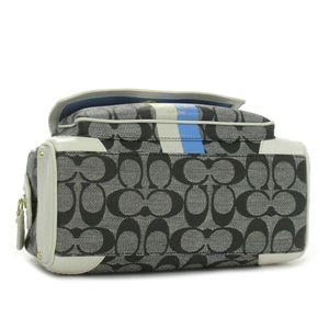 Coach(コーチ) トートバッグ 13194HERITAGE STRIPE ブラック/ホワイト