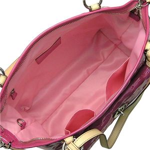 Coach(コーチ) トートバッグ 13178EMBOSSED OP ART ピンク