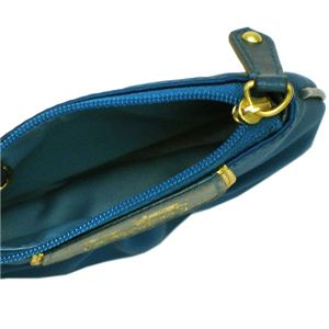 Coach(コーチ) ポーチ 42030MINI SIGNATURE スモーキー ブルー