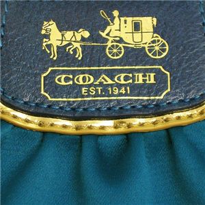 Coach(コーチ) ポーチ 42030MINI SIGNATURE スモーキー ブルー