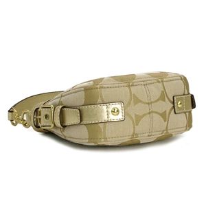 Coach(コーチ) ポーチ 41856ZOE SIGNATURE ゴールド