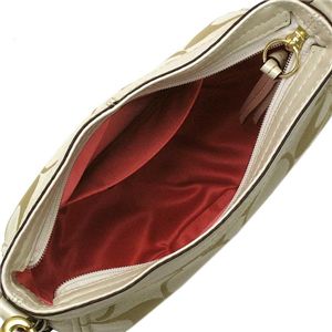 Coach(コーチ) ポーチ 41856ZOE SIGNATURE ベージュ