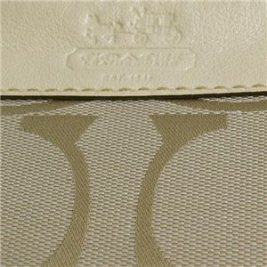 Coach(コーチ) ポーチ 41856ZOE SIGNATURE ベージュ 第4画像