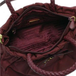 PRADA(プラダ) トートバッグ BN1631 TESSUTO BOW レッド