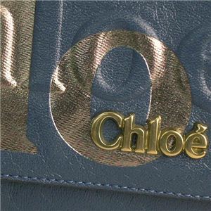 Chloe（クロエ） トートバッグ 8AS527 8A849 MEDIUM SHOPPING BAG スモーキーブルー 第4画像