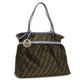 FENDI(フェンディ) ショルダーバッグ 8BH203 SHOPPING CHEF ZUCCA ライトブルー