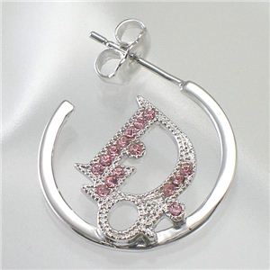CHRISTIAN DIOR(クリスチャン ディオール) イヤリング D62257 ピンク