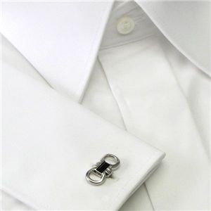 Ferragamo（フェラガモ） カフス 54 7505 ブラック 第2画像