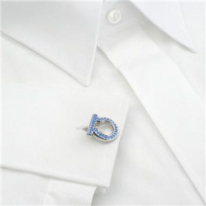 Ferragamo（フェラガモ） カフス 54 8502 GEM.CHIC ST ブルー 第2画像