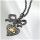 Vivienne Westwood(ヴィヴィアン ウエストウッド) ペンダント 850-12-23 TINY PLAIN BOW DIAMANTE HART DOR