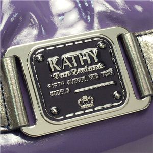 KathyVanZeeland（キャシーバンジーランド） ショルダーバッグ H42120 TOTE パープル 第5画像