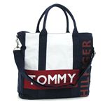 TOMMY HILFIGER（トミーヒルフィガー） トートバッグ 390563 レッド/ネイビー