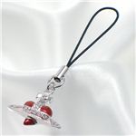 	PC^CXgbv 021965021001 DIAMANTE HEARTPHONE CHARM bh	