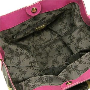 Vivienne Westwood（ヴィヴィアン ウエストウッド） トートバッグ 4611 ブラック/ピンク 第2画像