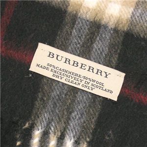 BURBERRY(バーバリー) マフラー CHECK SCARF ブラック