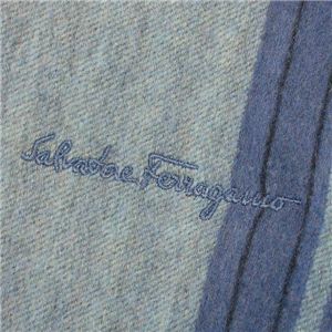 Ferragamo(フェラガモ) スカーフ 528527 ライトブルー
