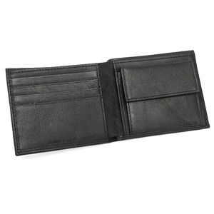 Calvin Klein（カルバン・クライン）二つ折り財布（小銭入れ付）  79215 BILLFOLD WITH COIN PURSE ブラック 第2画像