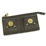 MARC BY MARC JACOBS （マーク バイ マークジェイコブズ）長札財布 TOTALLY TURNLOCK SLG M392449 ZIP CLUTCH ダークグリーン