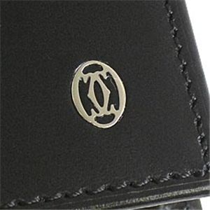 03カルティエ/Cartier 長札財布 PASHA DE CATIER L3000440/ブラック