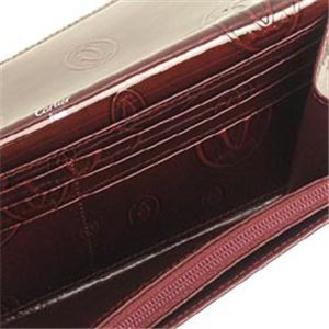 02カルティエ/Cartier 長札財布 HAPPY BIRTHDAY L3000722 HAPPY BIRTHDAY/ワイン