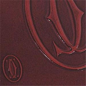 03カルティエ/Cartier 長札財布 HAPPY BIRTHDAY L3000722 HAPPY BIRTHDAY/ワイン