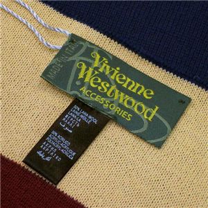 Vivienne Westwood（ヴィヴィアンウエストウッド） マフラー SL1/F432 4 ネイビー 第2画像