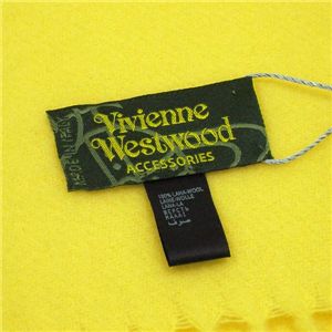 Vivienne Westwood（ヴィヴィアンウエストウッド） マフラー 440682 SEO/F282 13 イエロー 第2画像
