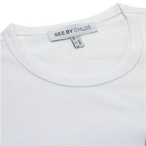SEE BY CHLOE（シーバイクロエ） カットソー L461144 A00 ホワイト 38 第3画像