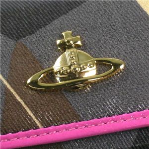 Vivienne Westwood（ヴィヴィアンウエストウッド） キーケース NEW HARLEQUIN 720 ブラック/ピンク 第3画像