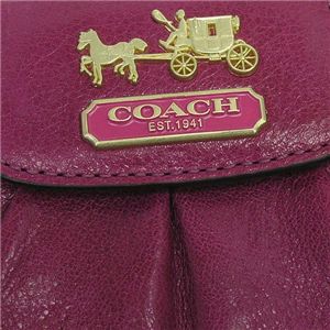 03コーチ/COACH 長財布MADISON LEATHER 41975 S.L.G MAD LTH SLM ENV B4/MJ/ダークピンク