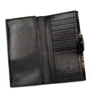 VivienneWestwood 長財布LEOPARD2801Vブラック/ブラウン