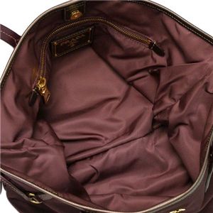 01プラダ/PRADA トートバッグ/TESSUTO BR3925 ダークパープル